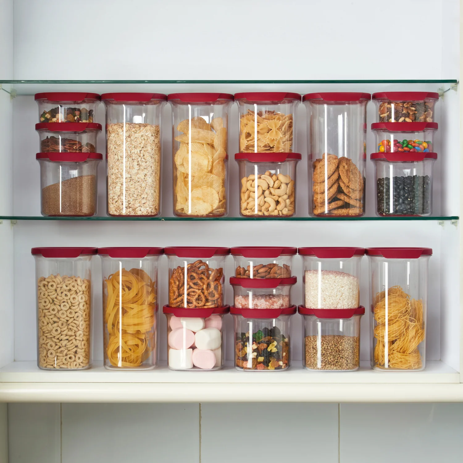 Pote Hermético Ultra Clear Tupperware 2,2L Vermelho - Image 3